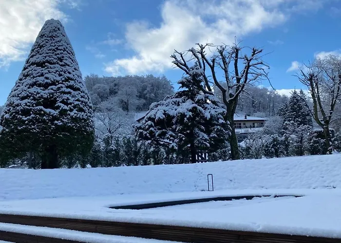 Moderne Avec Terrasse Et Piscine A Chatel Sur شقة بيش
