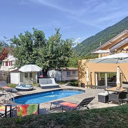 Moderne Avec Terrasse Et Piscine A Chatel Sur Apartament *